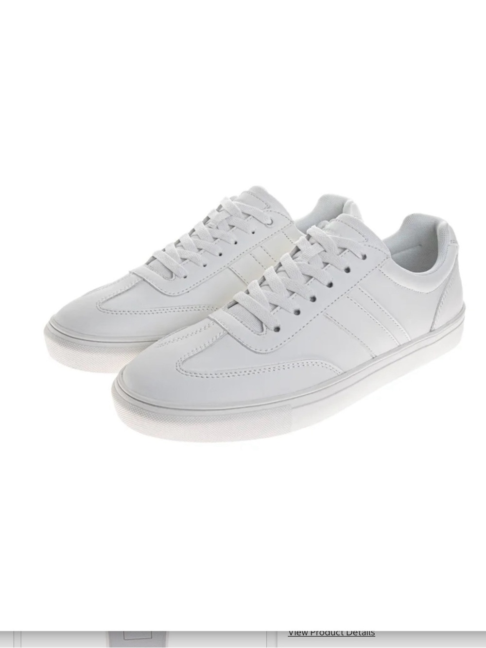 Perry Ellis White Low-Top Sneakers